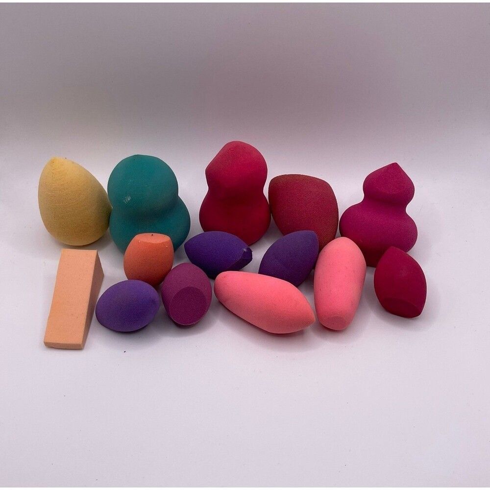 Macy's Multi-Colored Face Makeup Blender Sponges 14 PCS. Set